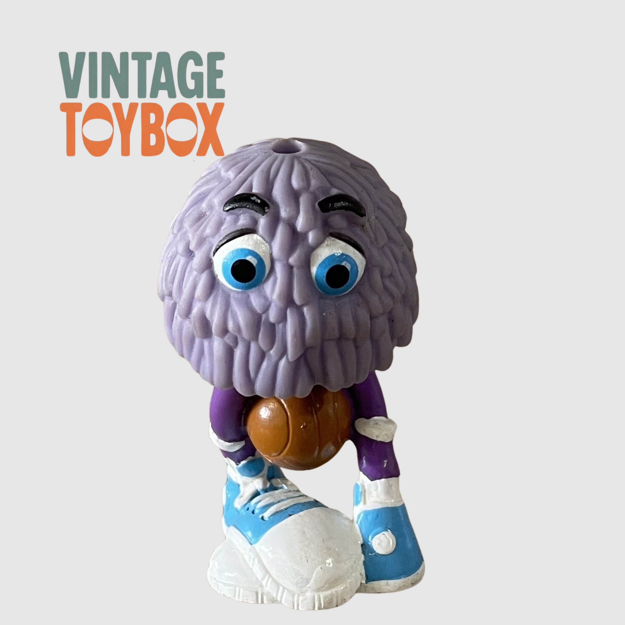 McDonald's Funny Fry Friends Purple Happy Meal Toy 1989