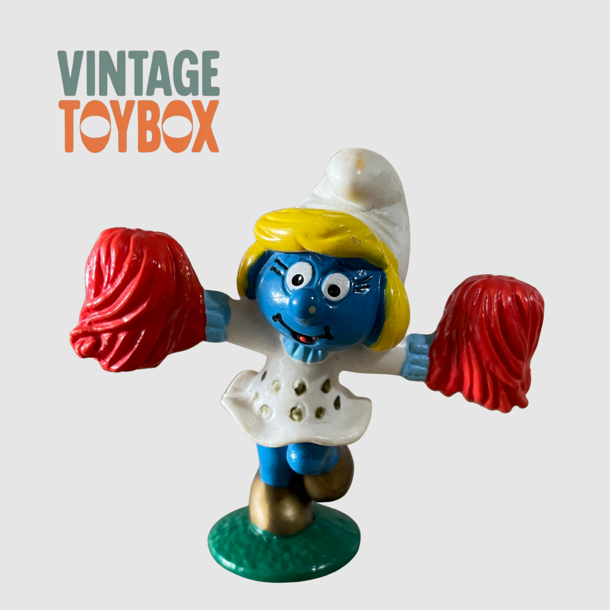 McDonalds Happy Meal The Smurfs Cheerleader Smurfette 1996 
