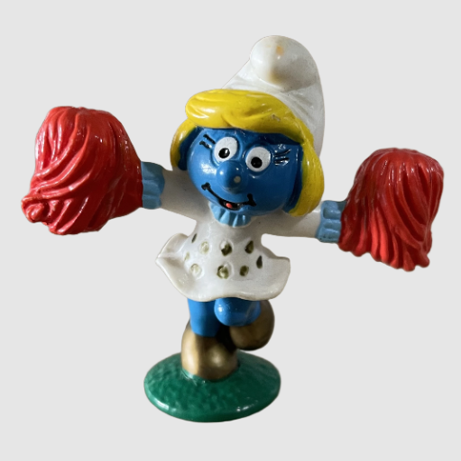 McDonalds Happy Meal The Smurfs Cheerleader Smurfette 1996 