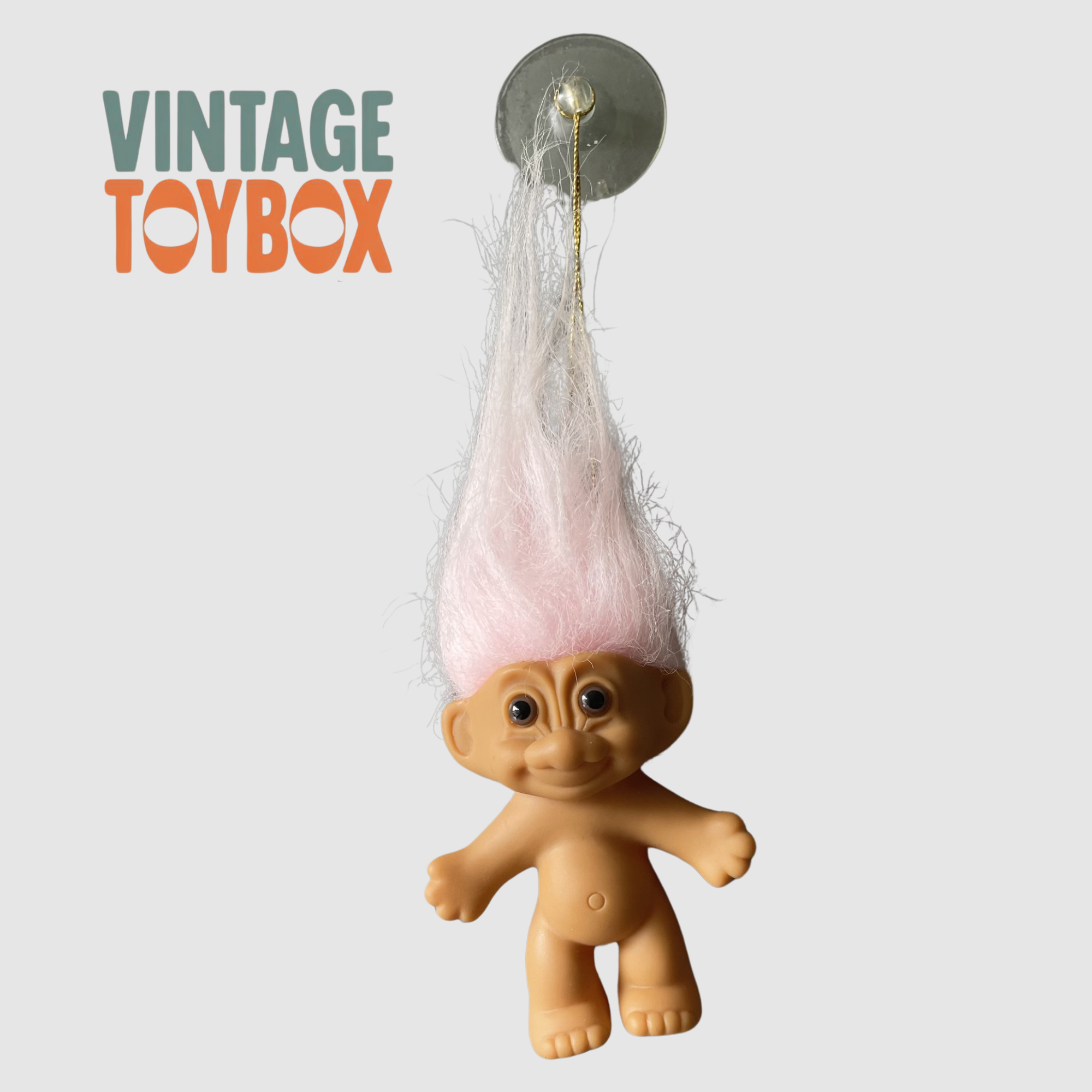 Russ 90s Light Pink Hanging Window Stick Up Troll