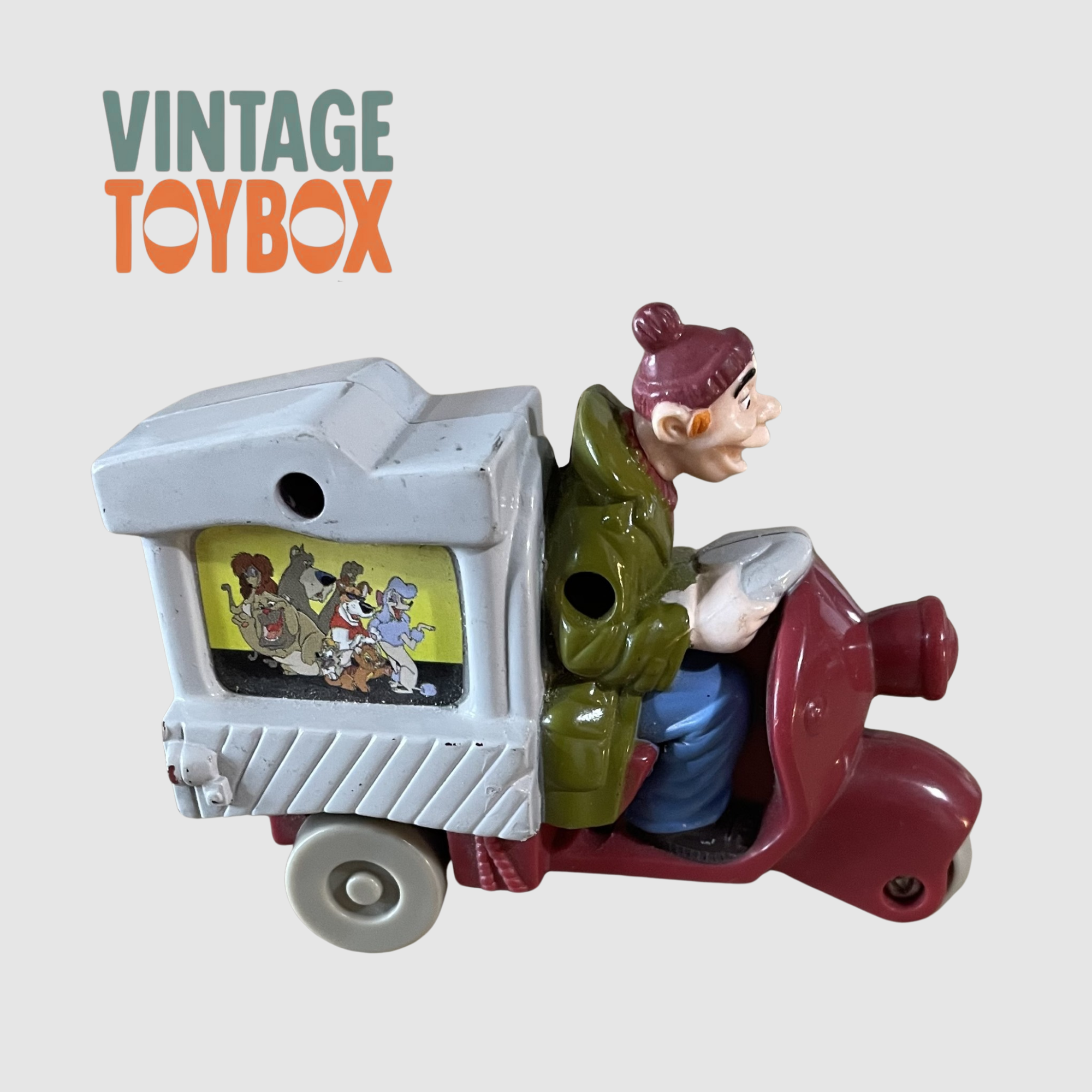McDonalds Happy Meal Oliver & Company - Fagin on Tricycle 1988