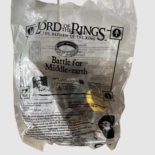 Lord of the Rings - Return of the King KFC toy - Frodo vs Gollum in Packet