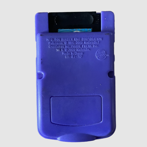 Burger King Pokemon Replica Game Boy Colour - Purple Tentacool