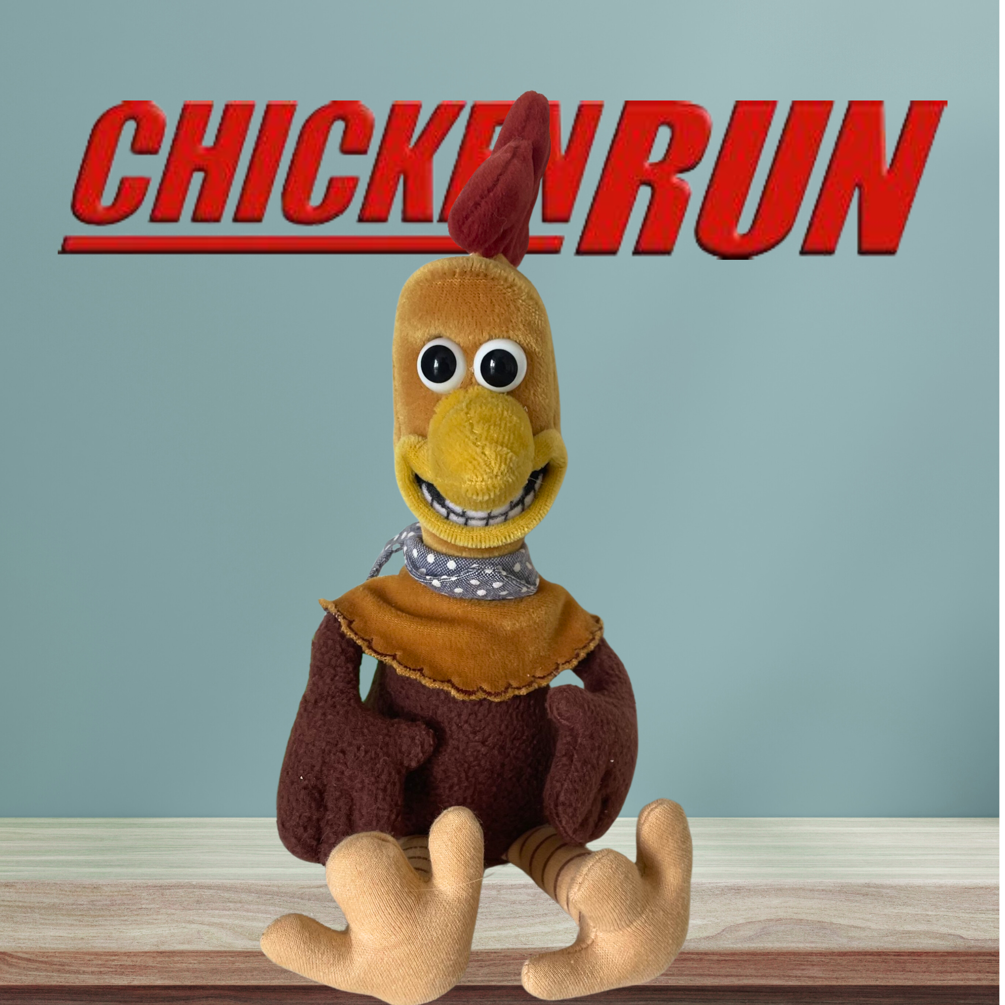 Chicken Run Rocky the Cockerel Plush Toy Dreamworks 1999