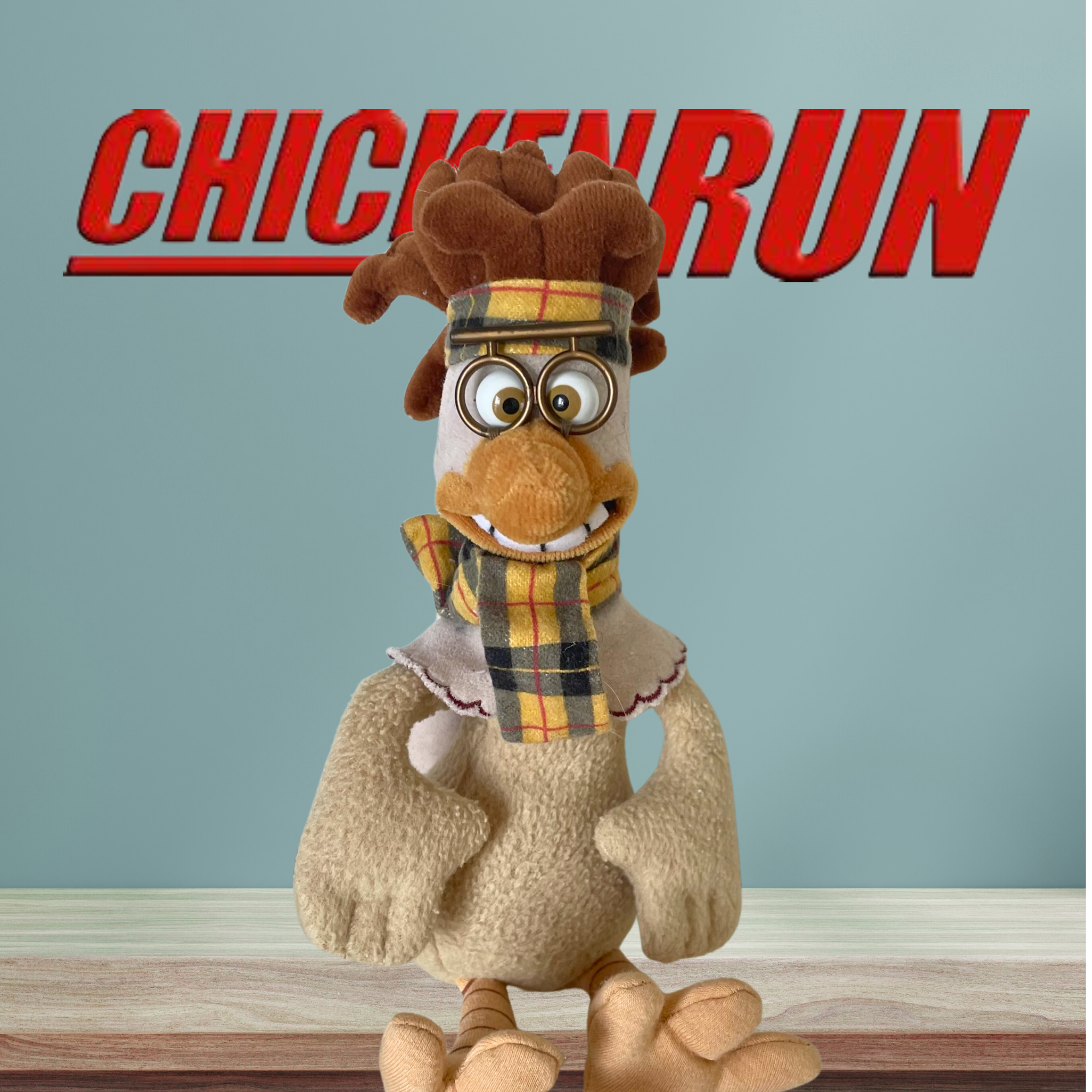 Chicken Run Mac the Brains Plush Toy Dreamworks 1999