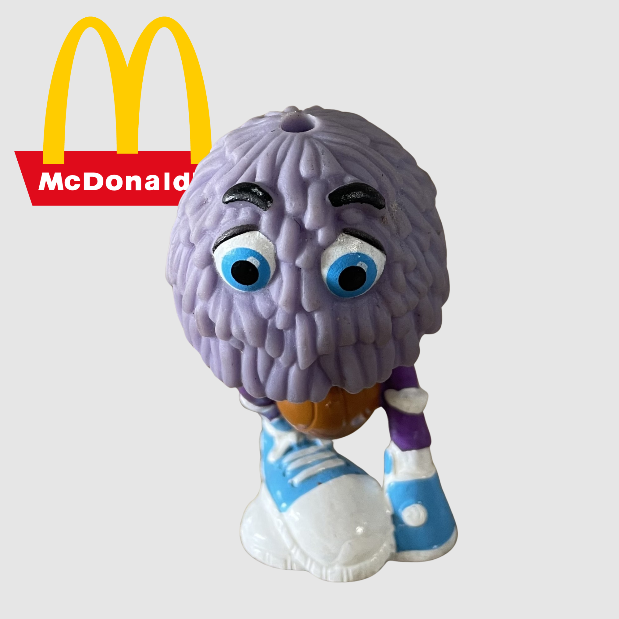McDonald's Funny Fry Friends Purple Happy Meal Toy 1989