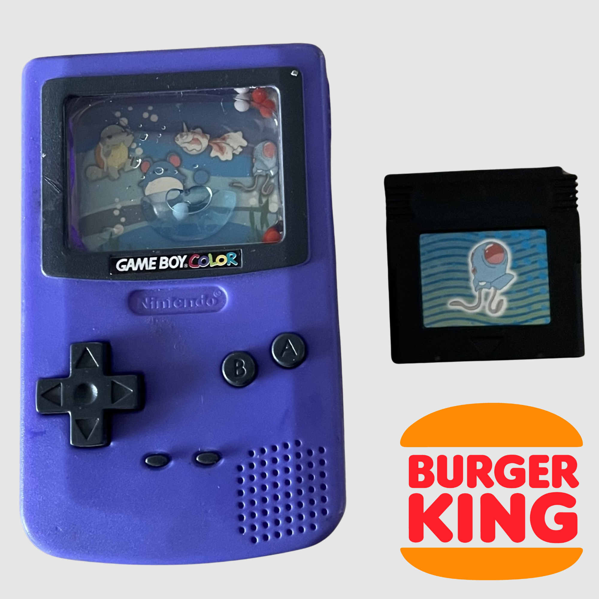Burger King Pokemon Replica Game Boy Colour - Purple Tentacool