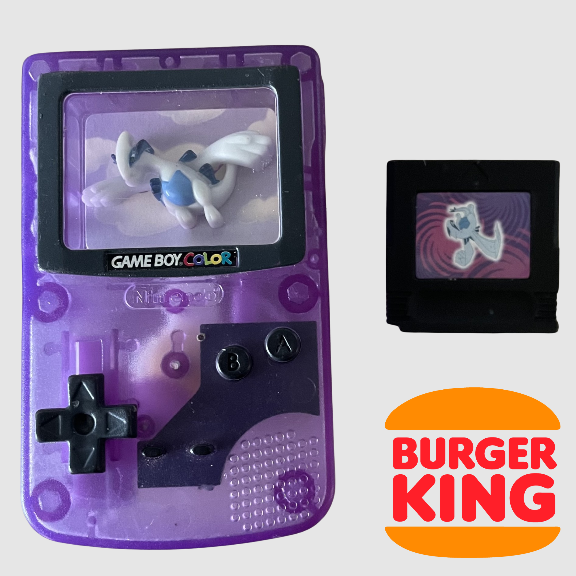 Burger King Pokemon Replica Game Boy Colour - Translucent Purple Lugia