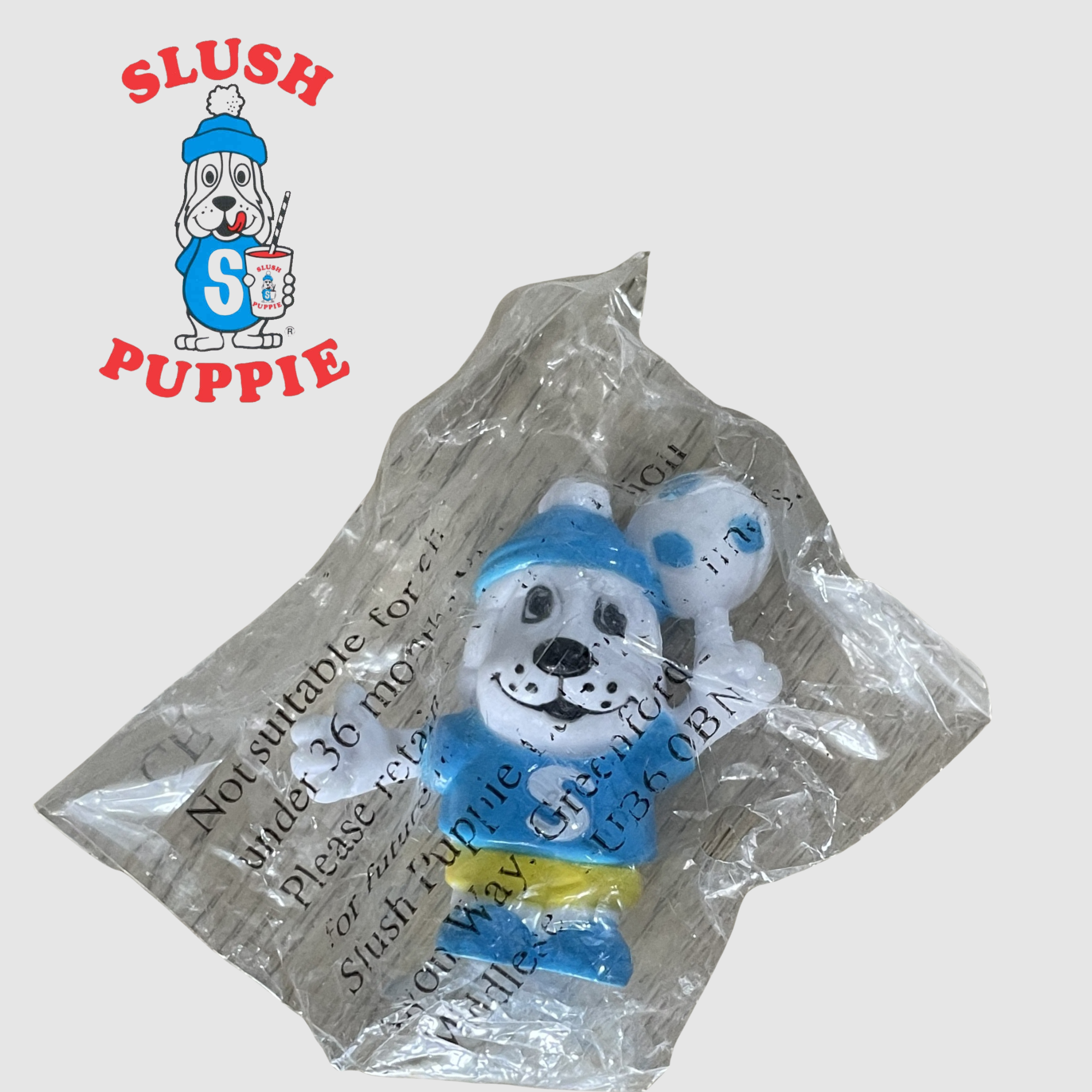 Vintage Slush Puppie Promo Dog Soccer Pencil Topper Mint