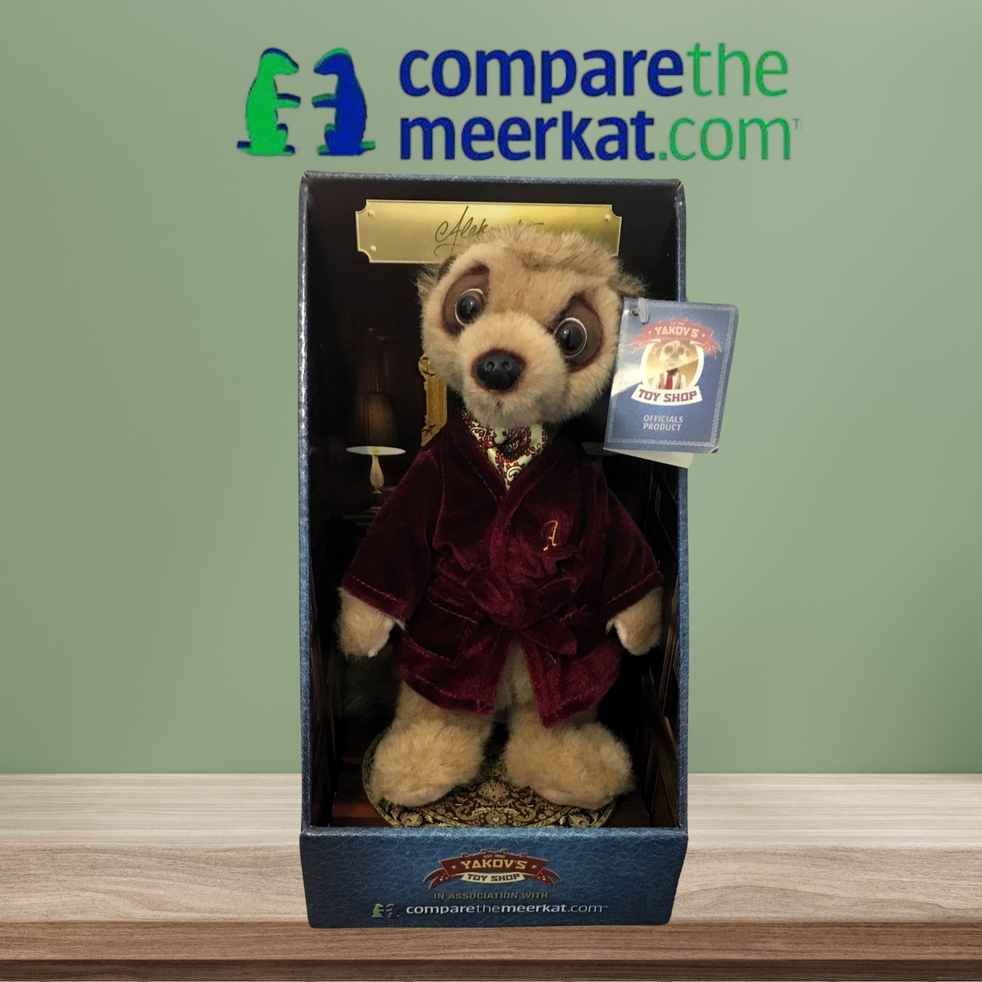 Aleksandr (Alexander) Meerkat Toy With Certificate & Boxed