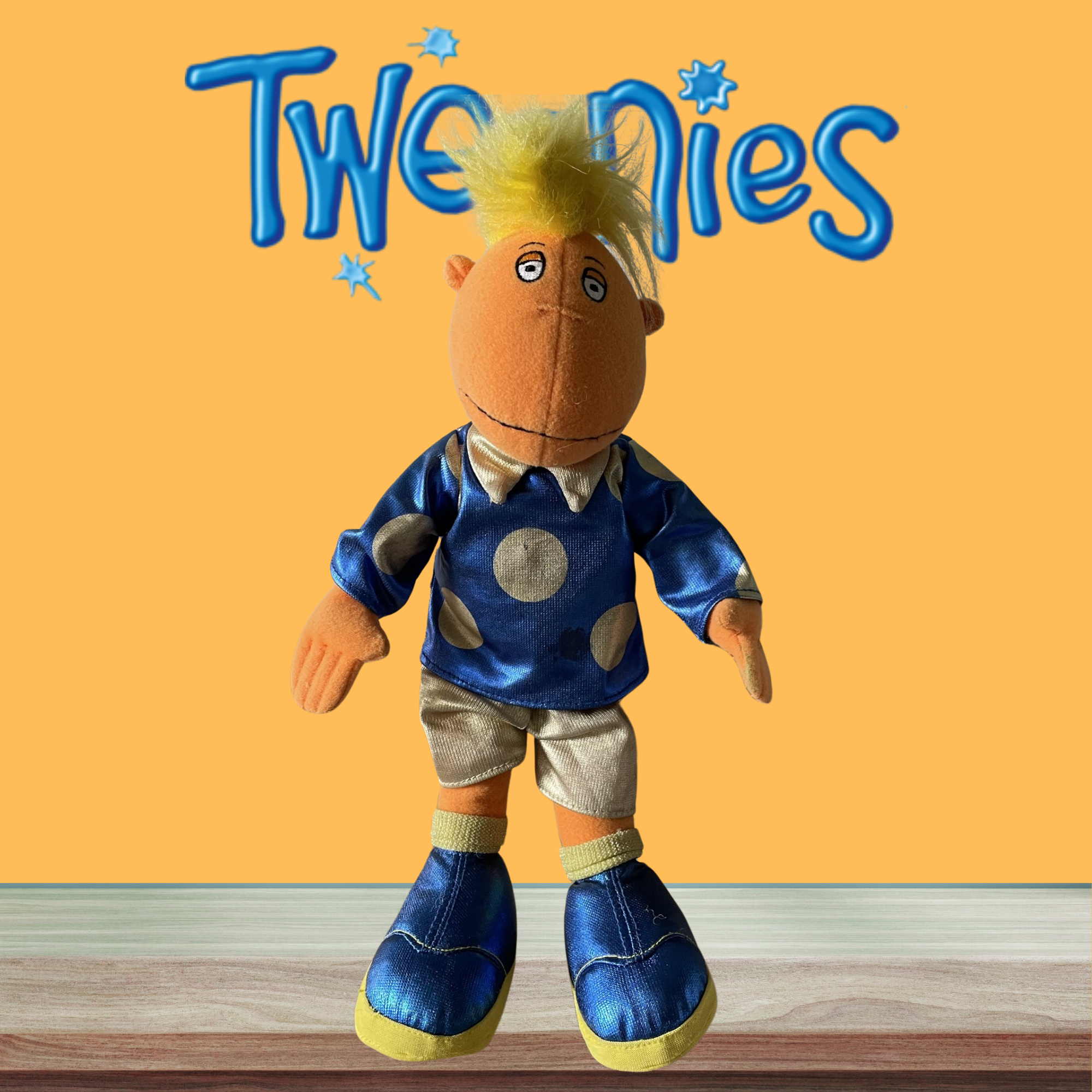 BBC Tweenies TV Plush Soft Bendable Toy - Jake - Hasbro 1999