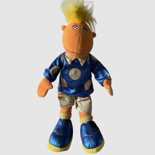 BBC Tweenies TV Plush Soft Bendable Toy - Jake - Hasbro 1999