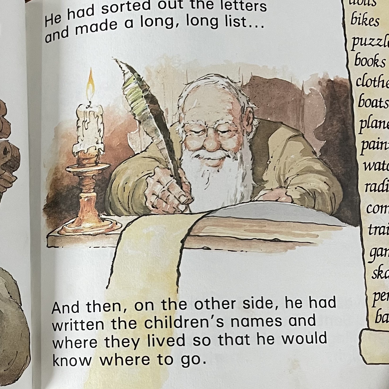 Ladybird Christmas Books - Santa Claus has a busy night 1980s