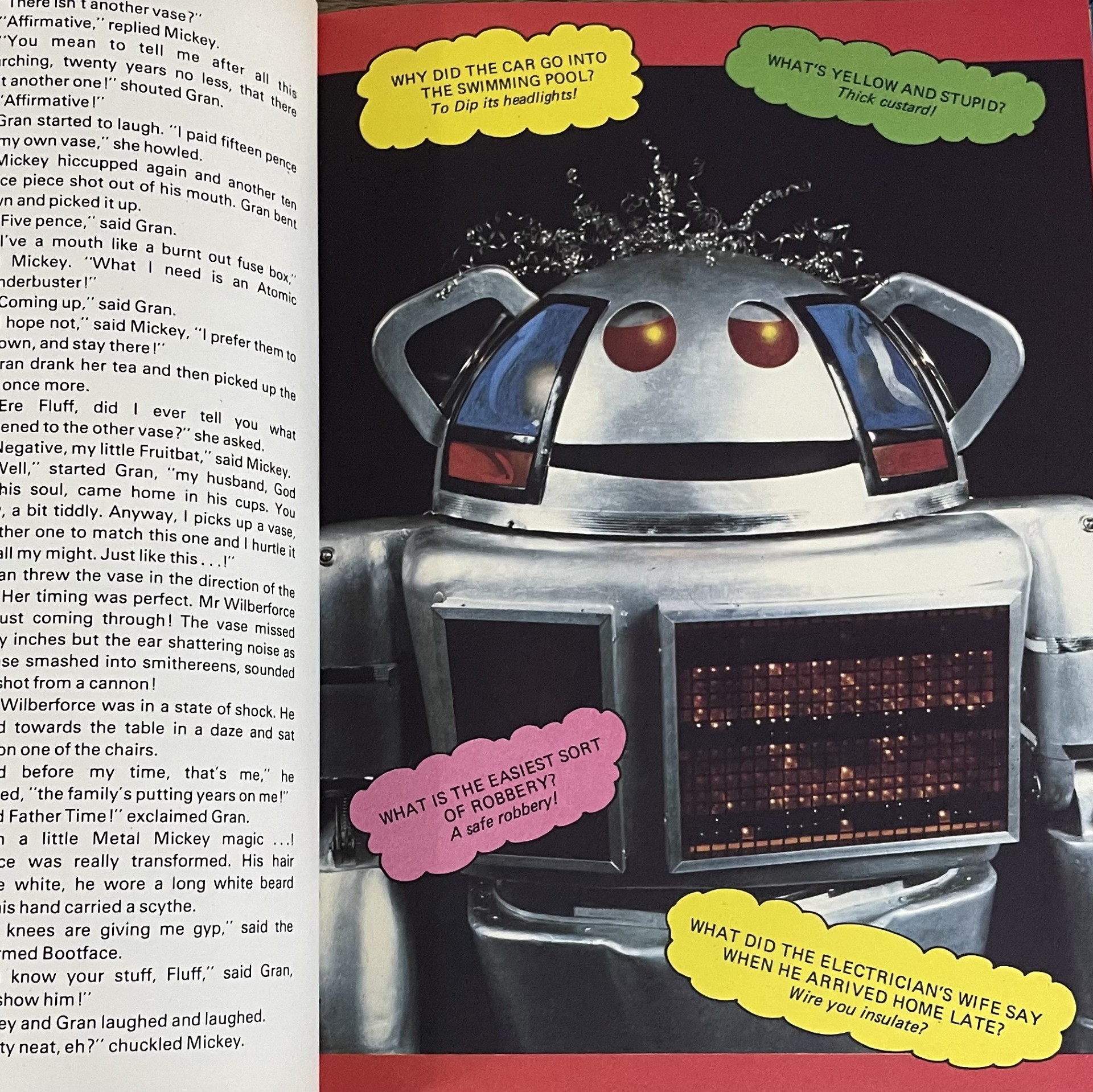 Vintage Metal Mickey TV Annual 1983 Hardbacked Book