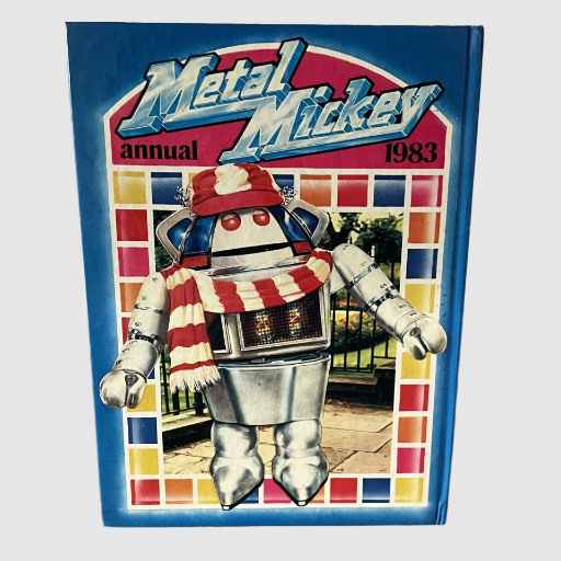 Vintage Metal Mickey TV Annual 1983 Hardbacked Book