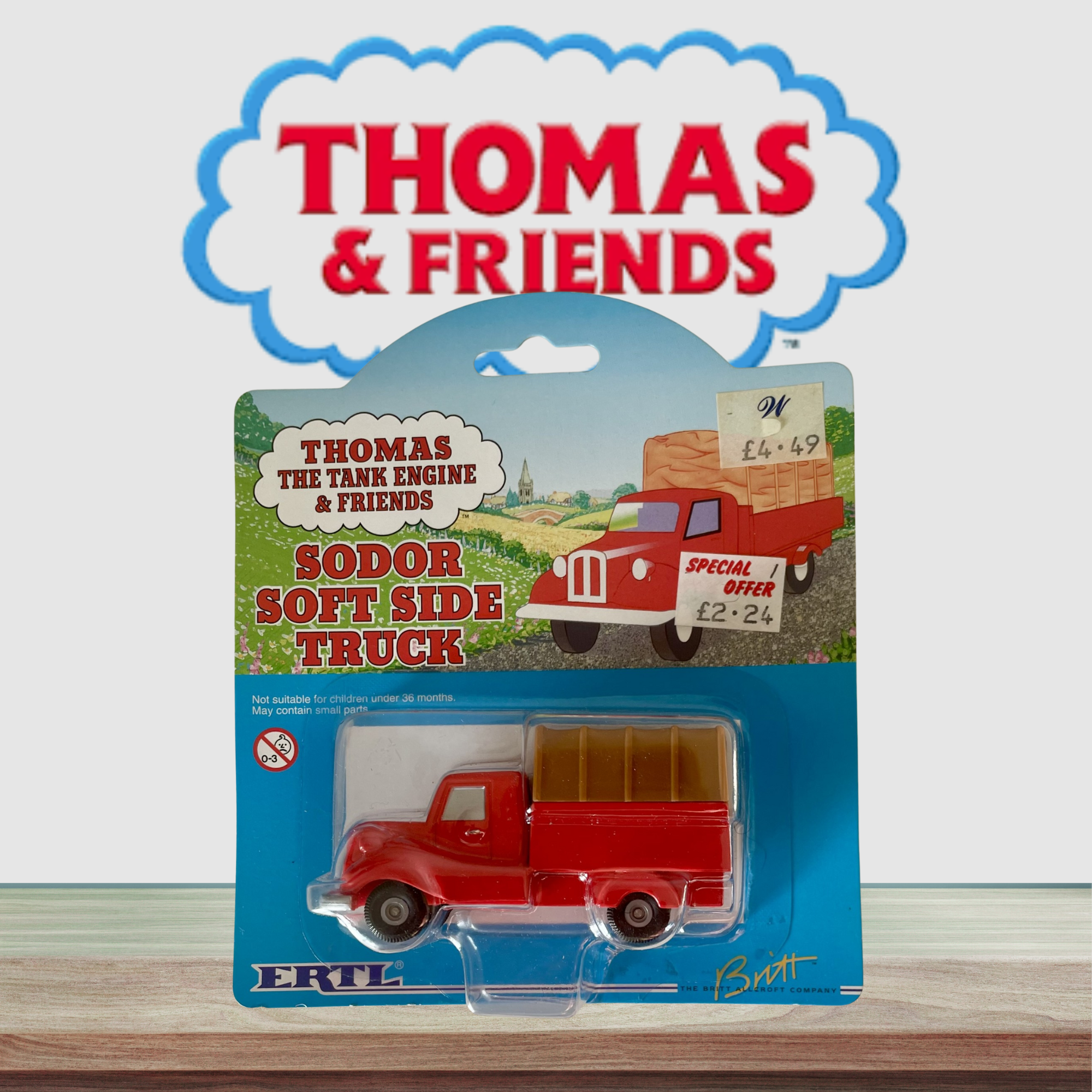 Thomas and Friends - Sodor Soft Side Truck Ertl 2000 Carded