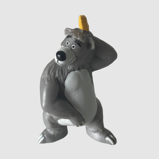 Vintage Disney Jungle Book Baloo Mini Figure - Bullyland