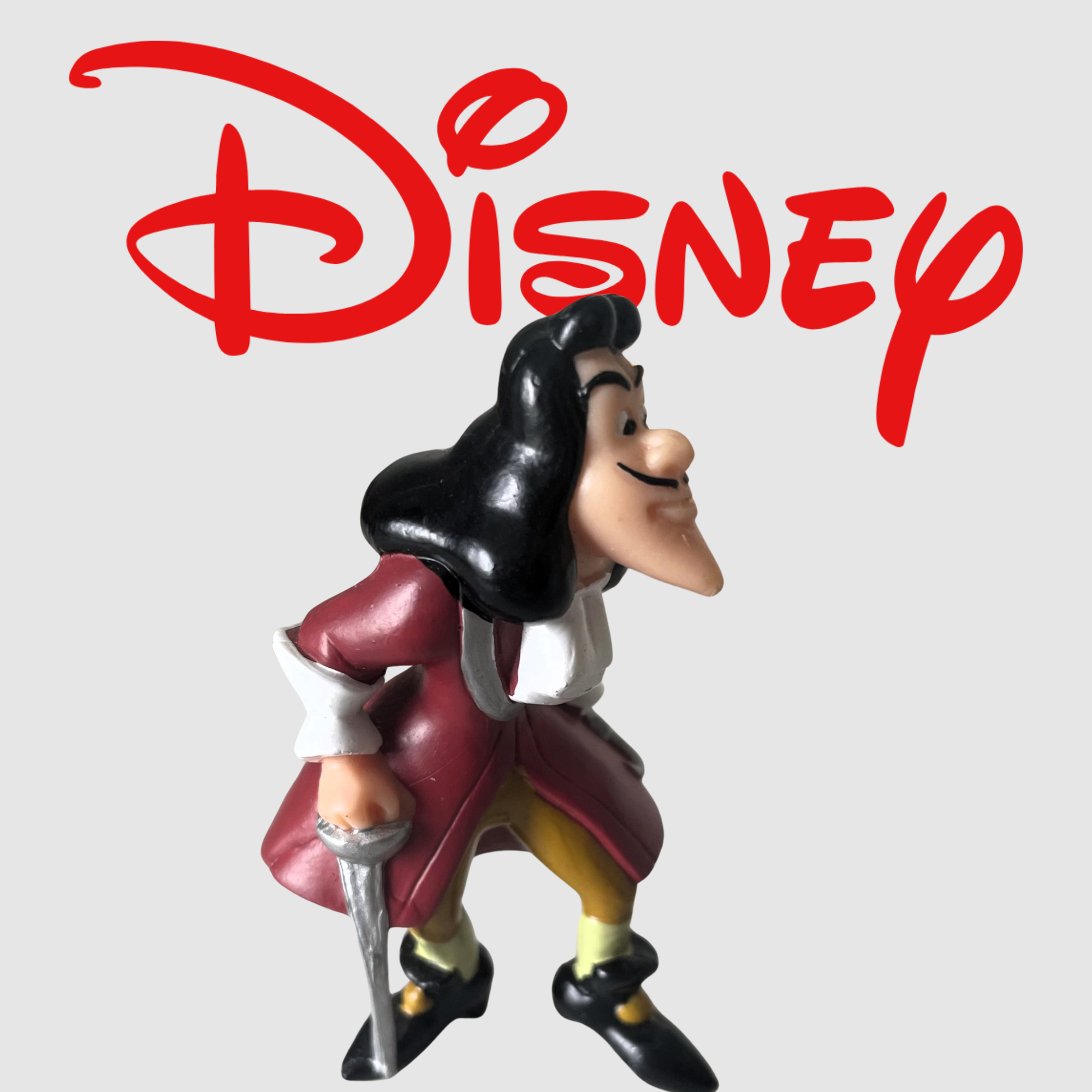 Vintage Disney Store Peter Pan - Hook - Mini Figure 3"