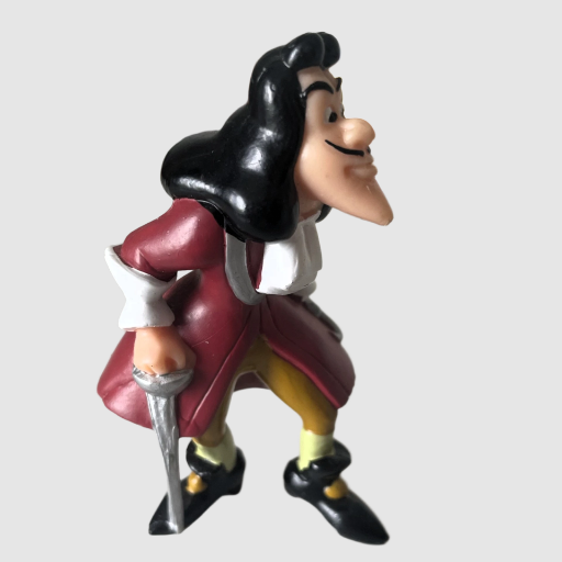 Vintage Disney Store Peter Pan -  Hook - Mini Figure 3"