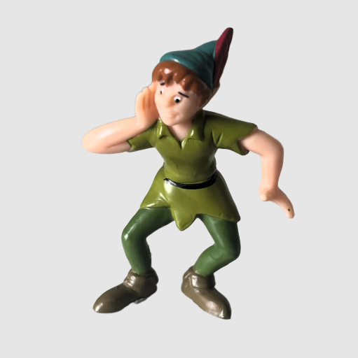 Vintage Disney Store Peter Pan -  Peter - Mini Figure 2.5"