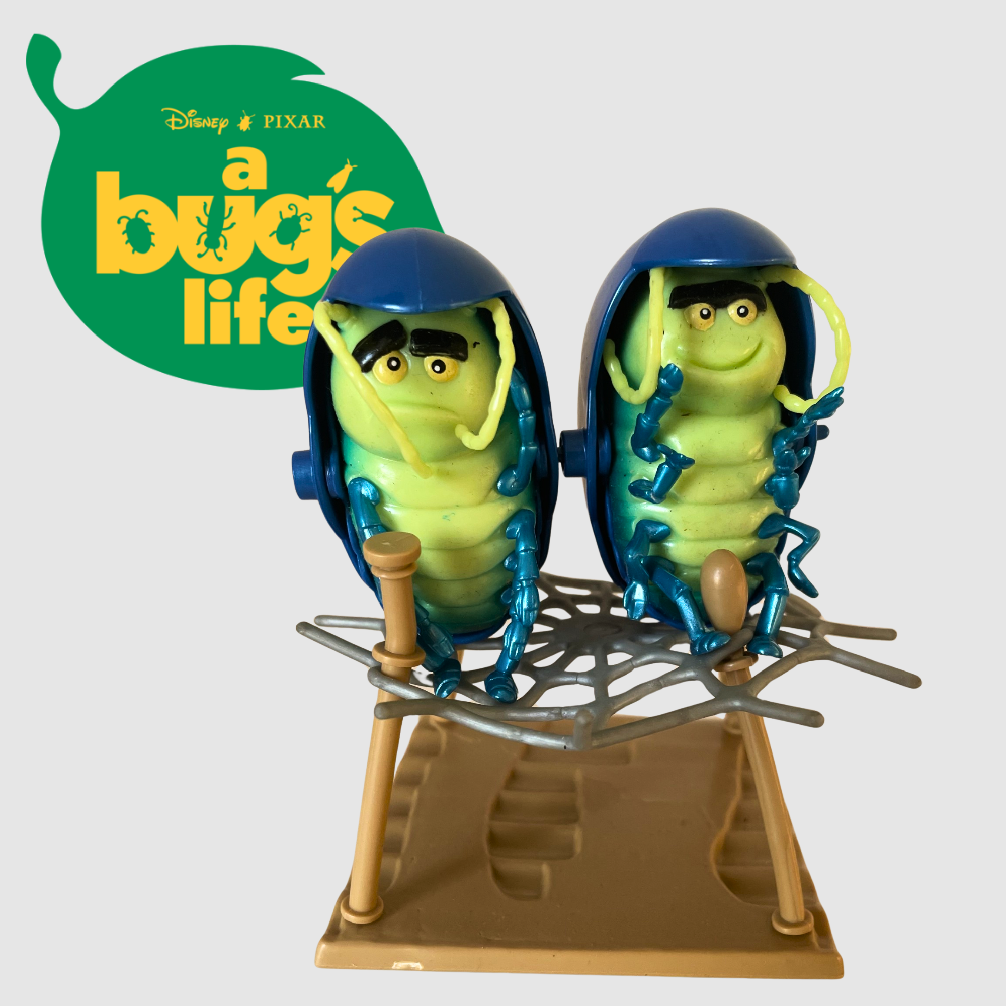 Disney Pixar A Bug's Life Tuck & Roll 3" Action Figures Set 1998