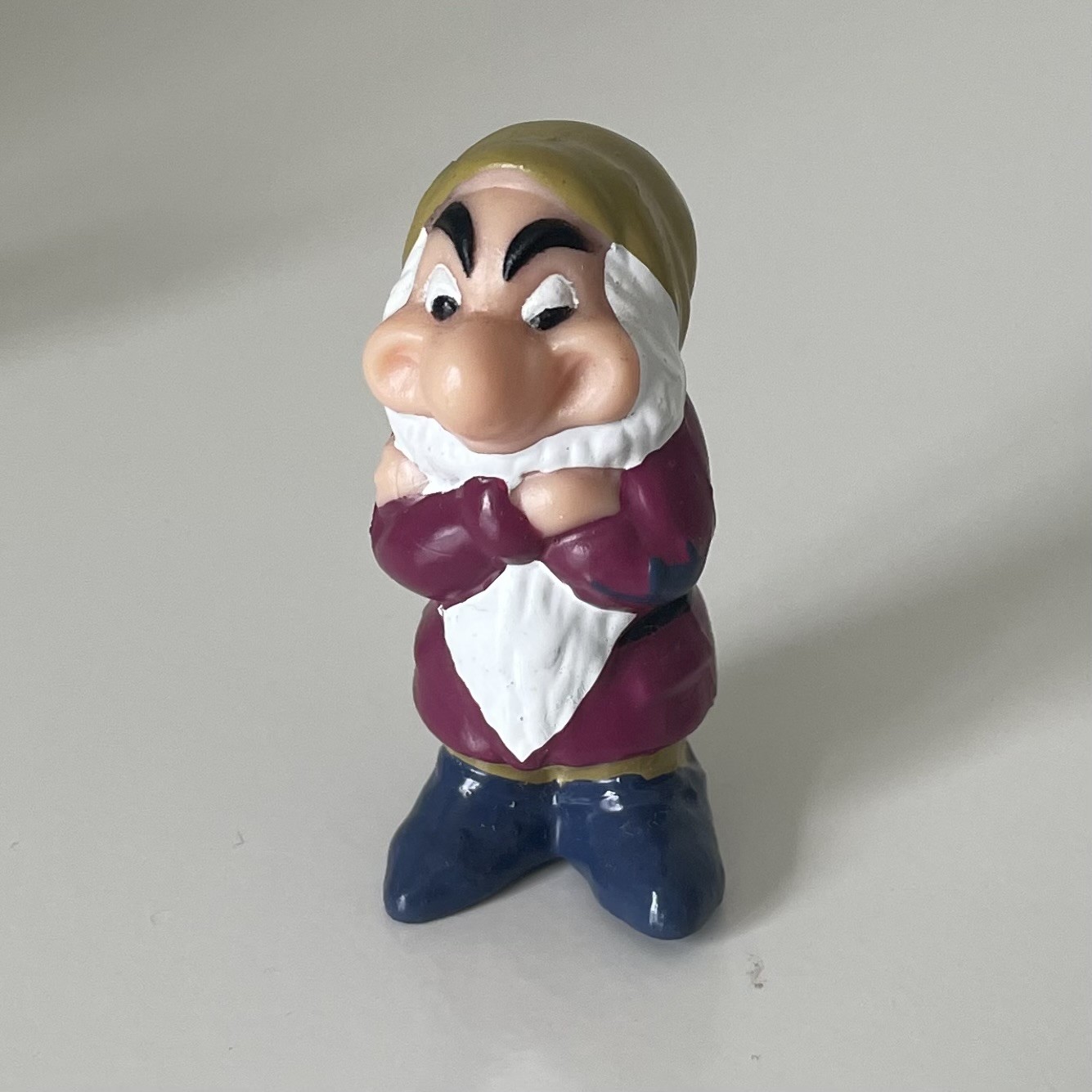 Vintage Disney Store Snow White Mini Figure - Grumpy Series 717