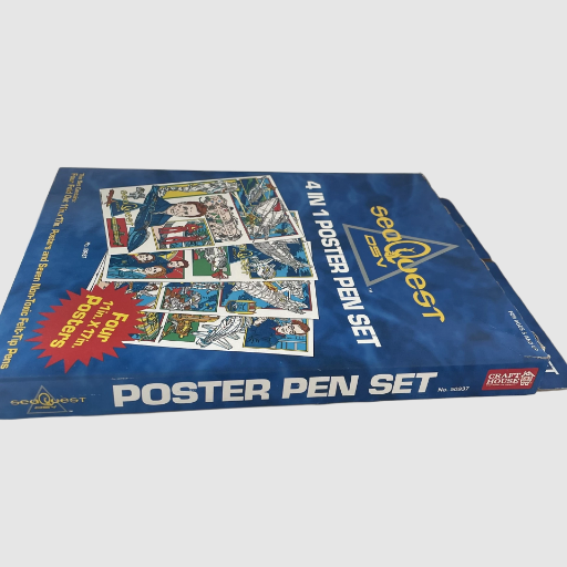 Seaquest DSV 4 in 1 Poster Pen Set by Craft House 1993 Mint in Box