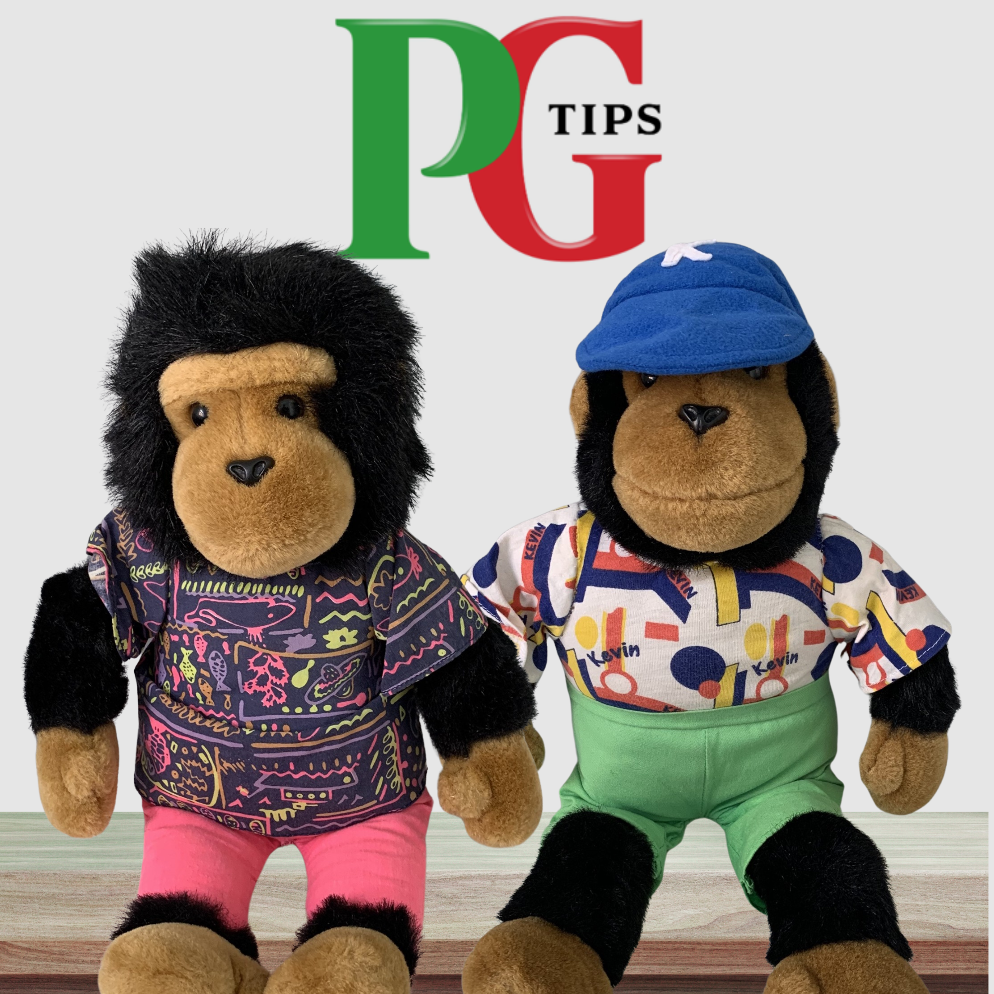 PG Tips Samantha & Kevin Tipps Monkey Plush Soft Toys