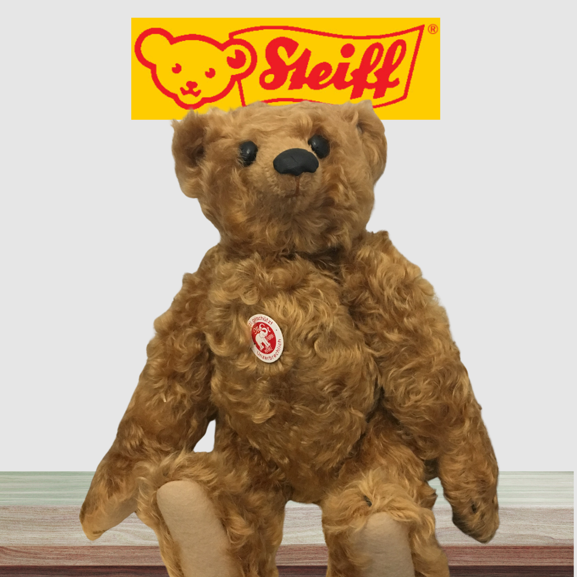 Steiff PB 28 1904 Mohair Replica Teddy Bear 2004