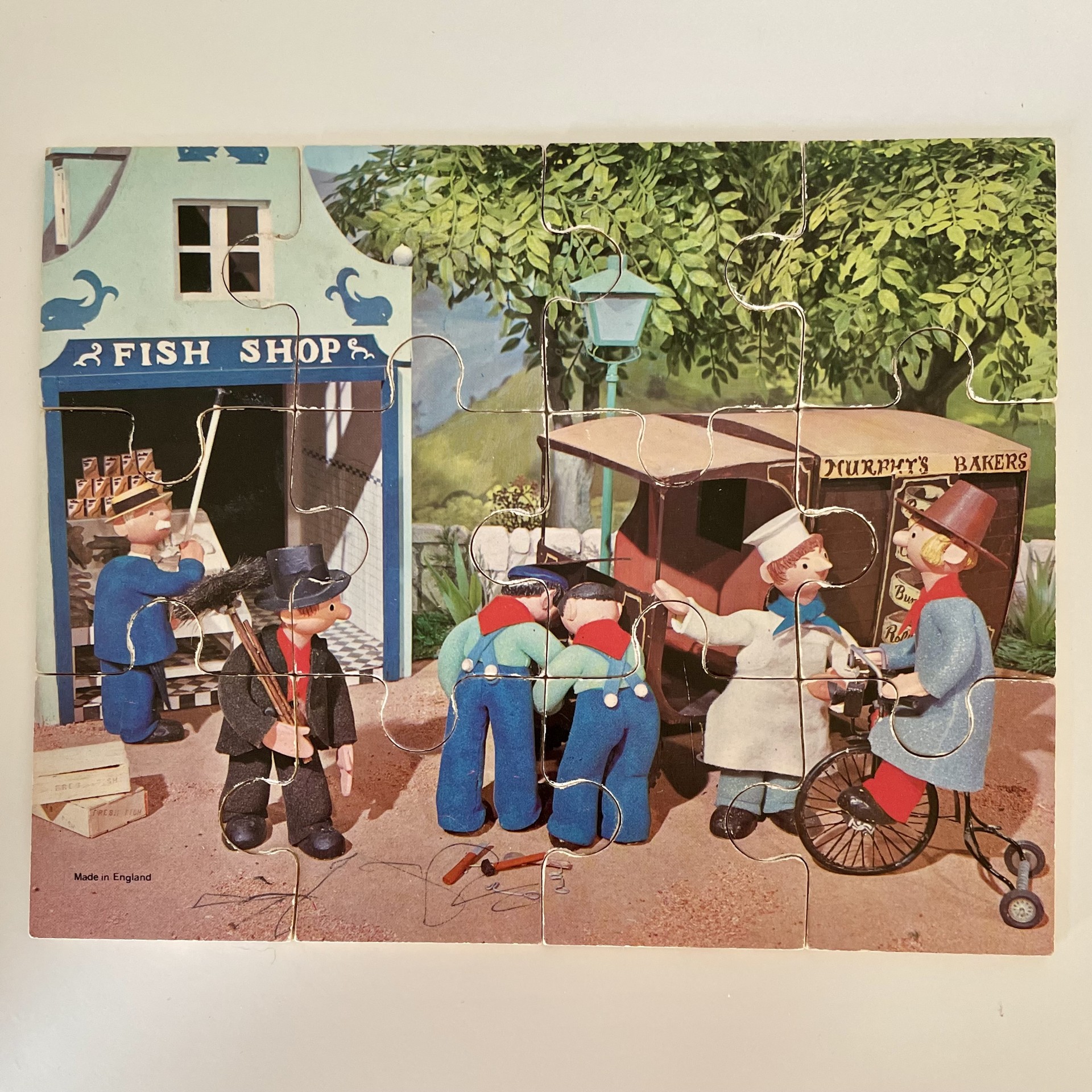 Vintage Camberwick Green Wooden Jigsaw Puzzle - Falcon 1979