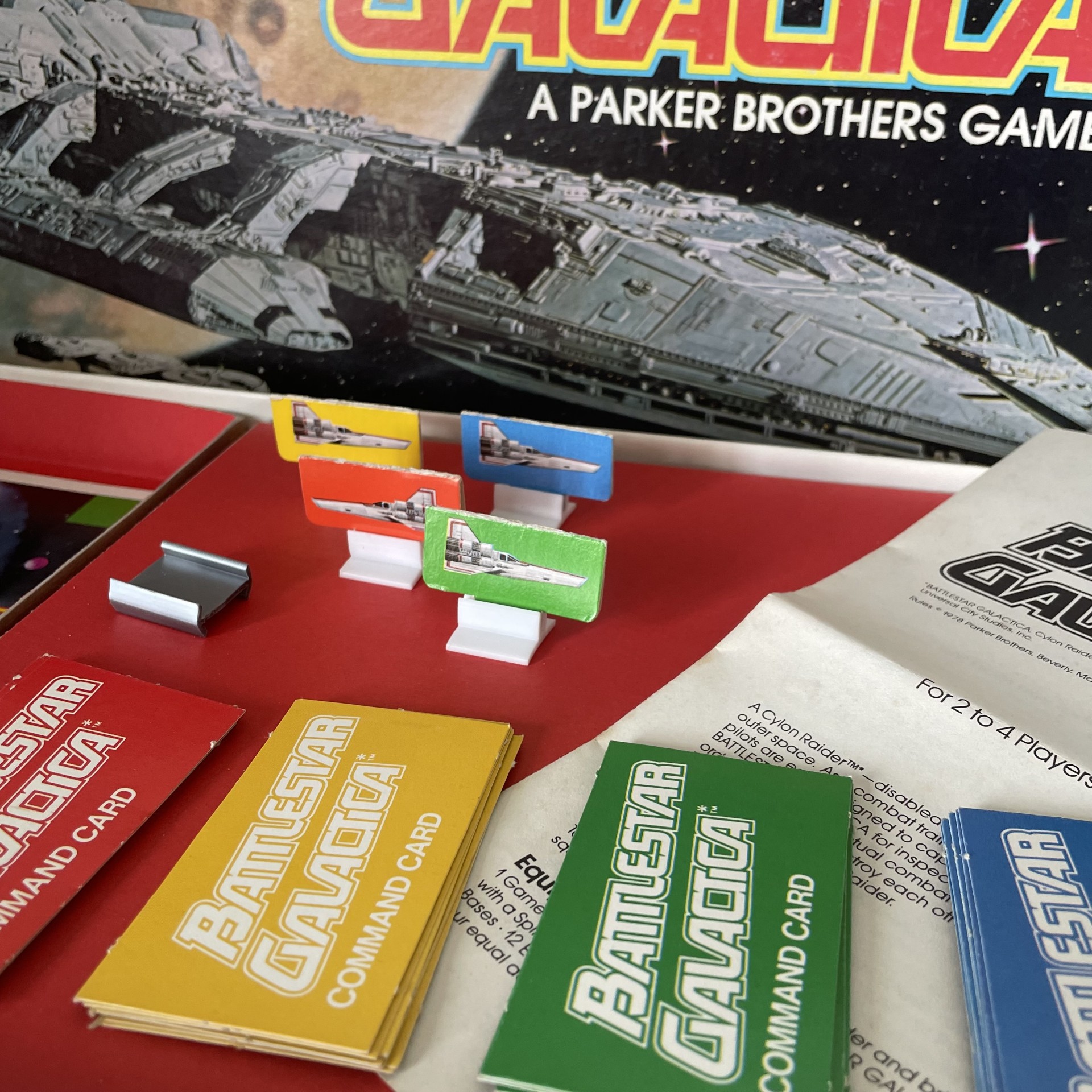 Battlestar Galactica Board Game - Parker - 1978