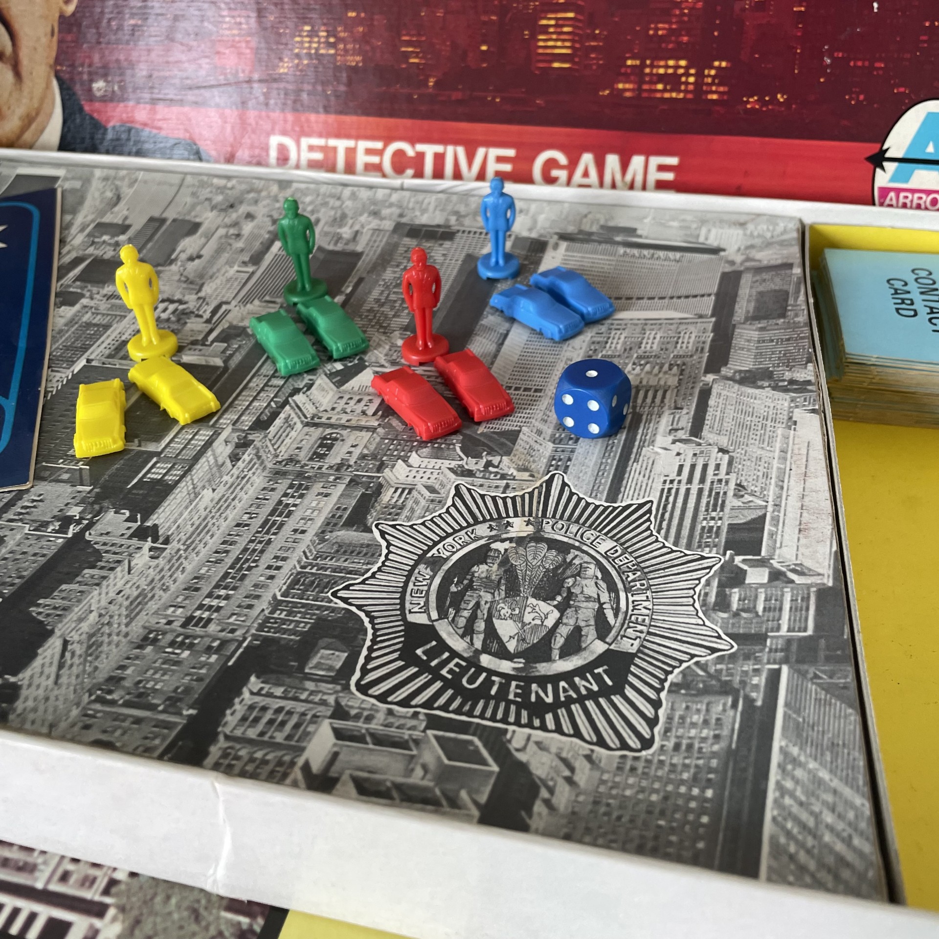 Vintage Kojak Detective Board Game - Arrow Games Ltd - 1975