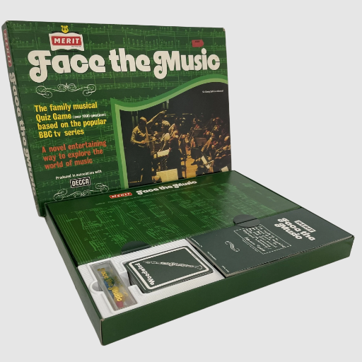 Face the Music Board Game - Merit - 1977