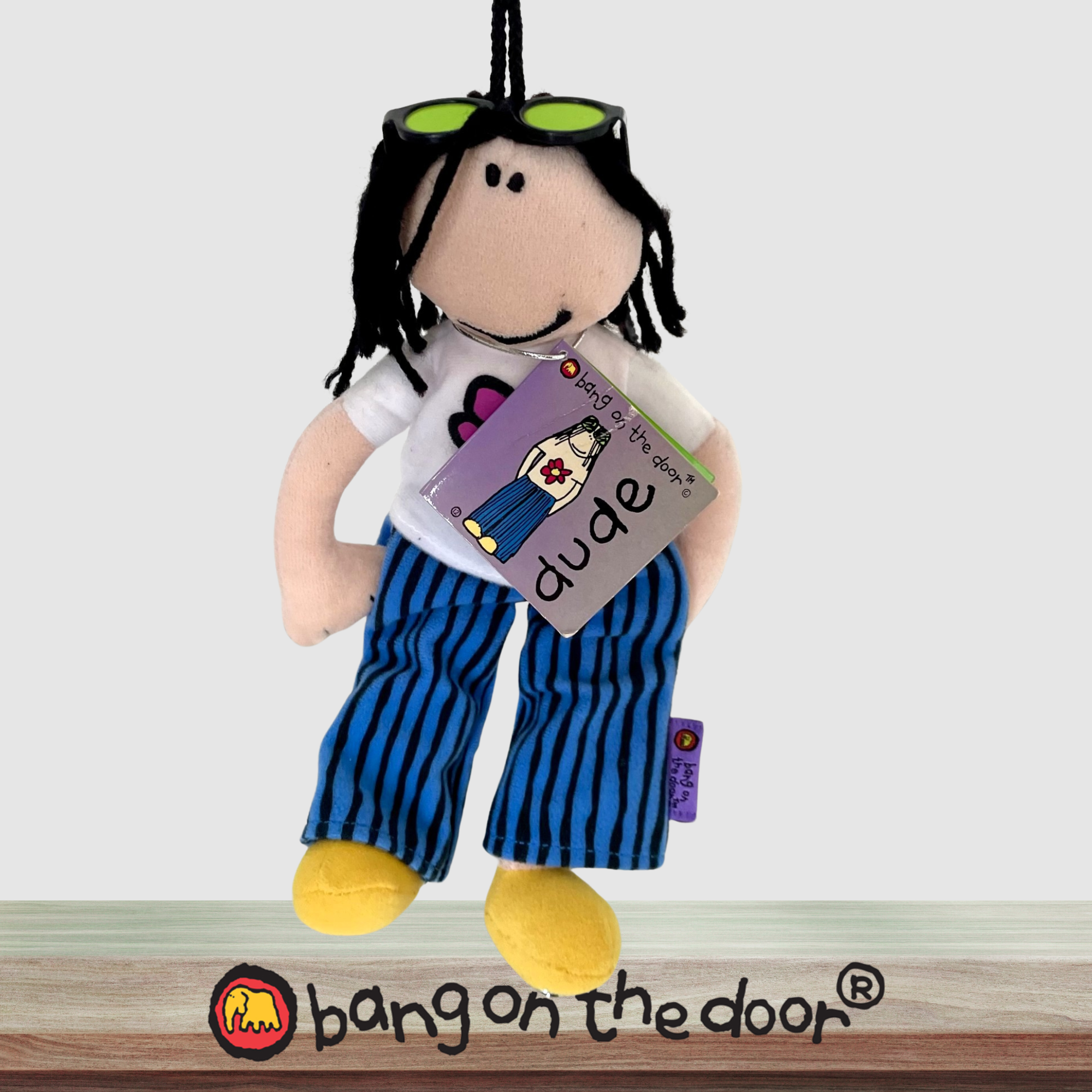 Groovy Chick - Bang on the Door - Dude - Hanging Plush with Tag