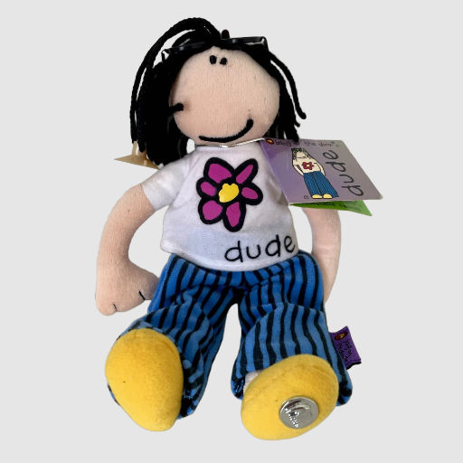 Groovy Chick - Bang on the Door - Dude - Hanging Plush with Tag
