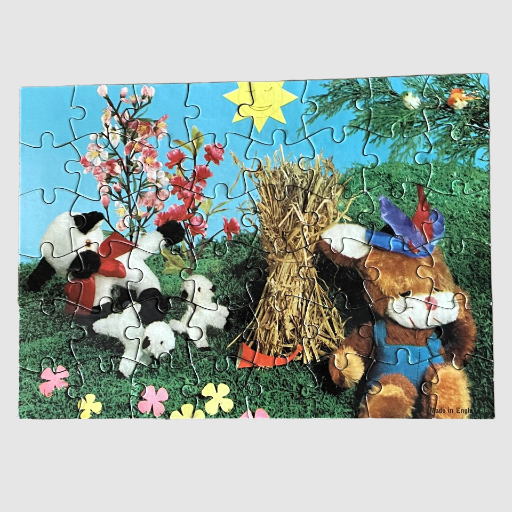 Vintage Junior Jigsaw Puzzle - Little Boy Blue - Arrow