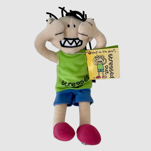 Groovy Chick - Bang on the Door - Stressed Out - Hanging Plush with Tag