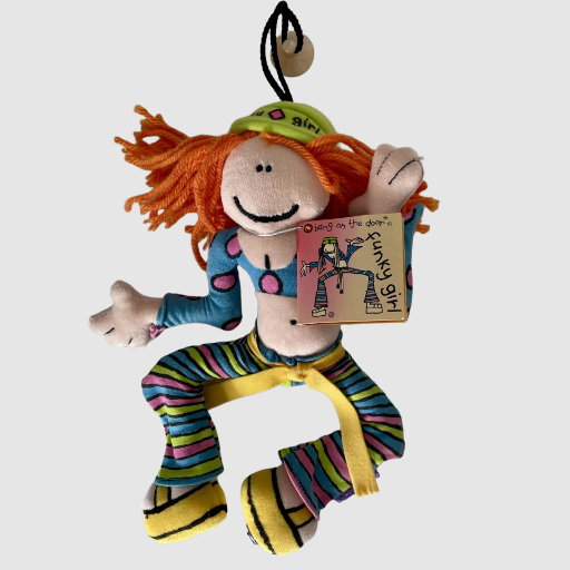 Groovy Chick - Bang on the Door - Funky Girl - Hanging Plush with Tag