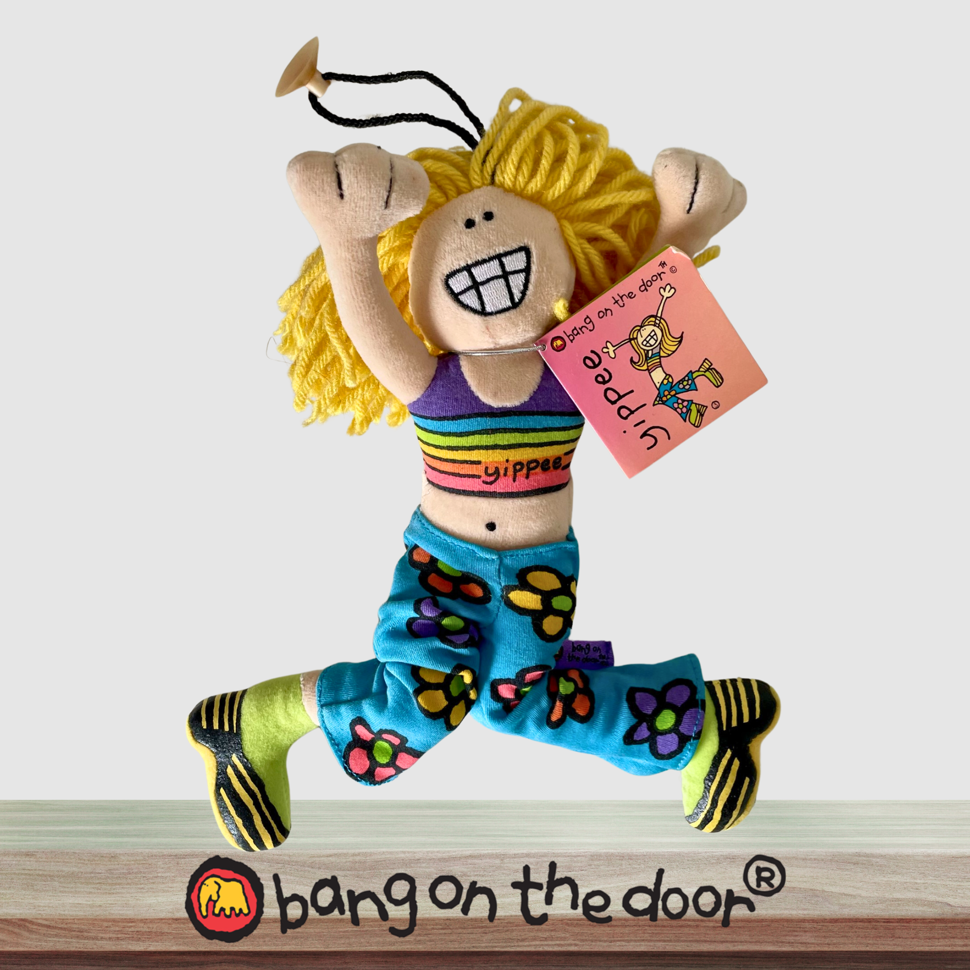 Groovy Chick - Bang on the Door - YIPPEE - Hanging Plush with Tag