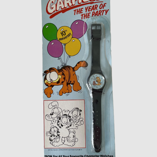 Official Zeon Garfield Character Watch - 10th Anniversary 1988