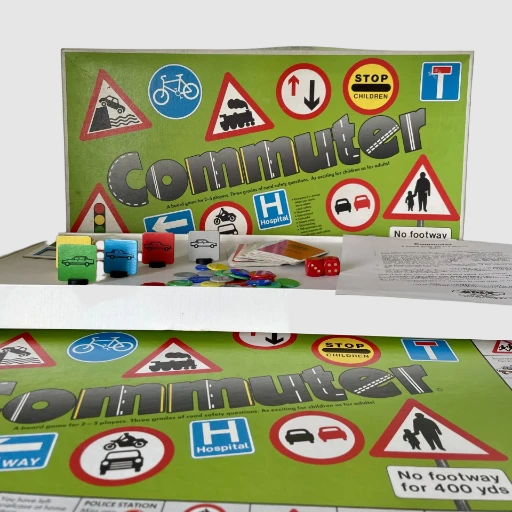 Vintage Commuter Board Game - S M T - 1986