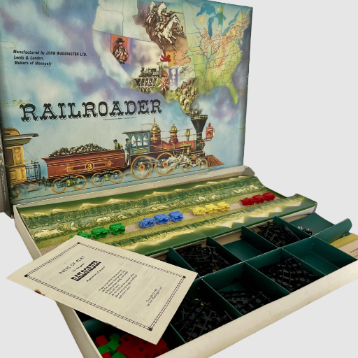 Railroader Board Game - Waddingtons 1963