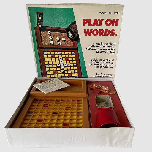 Play On Words Board Game - Waddingtons - 1974