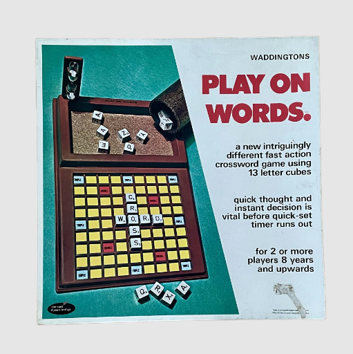 Play On Words Board Game - Waddingtons - 1974