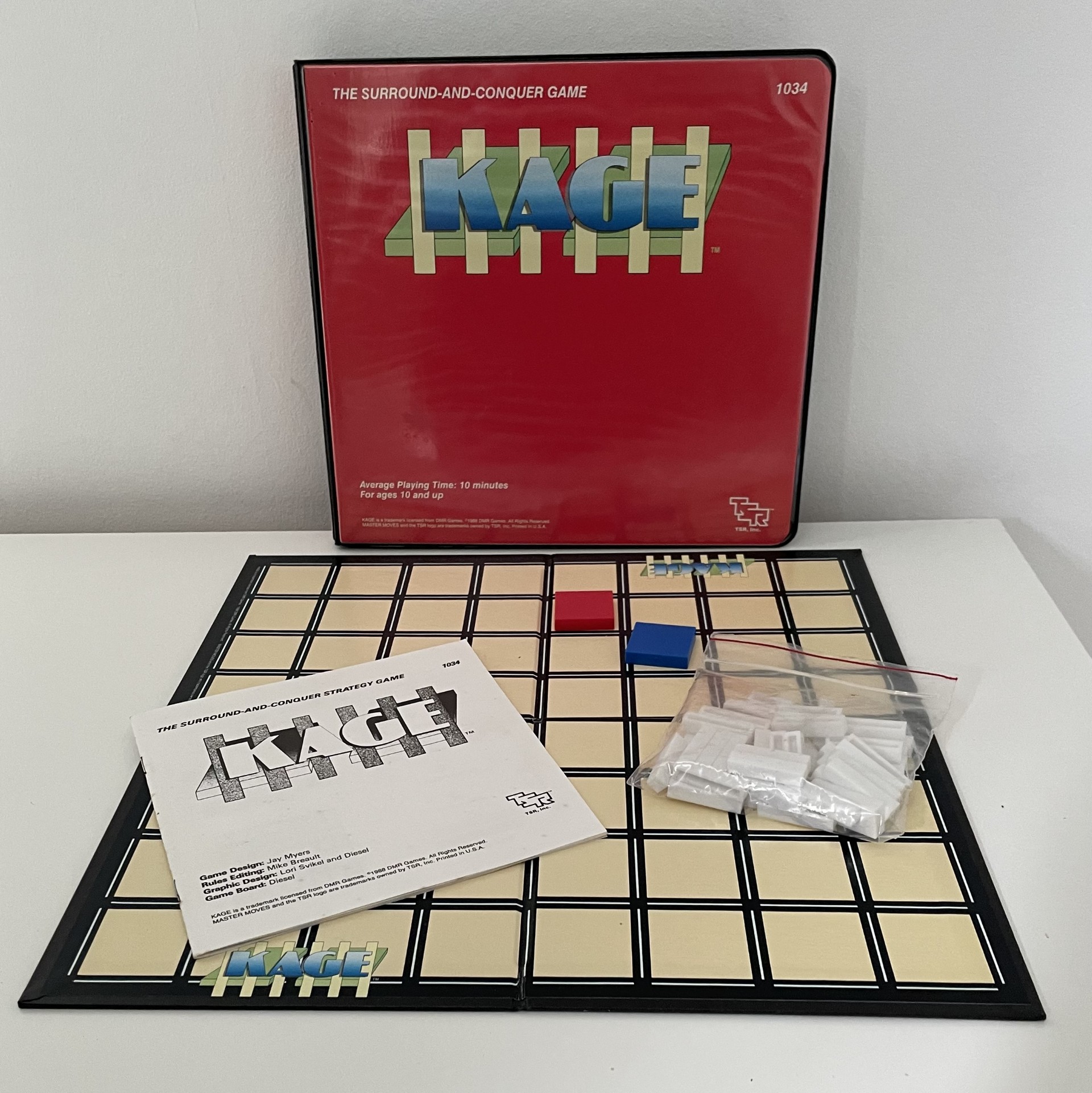 Kage Board Game - TSR 1986