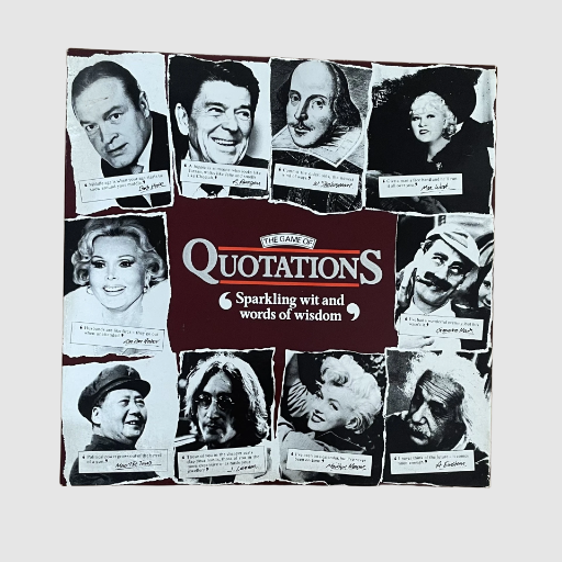 The Game of Quotations - Milton Bradley 1987