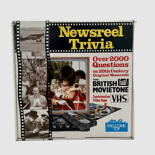 Newsreel Trivia VHS Game - Welcome Toys 1986