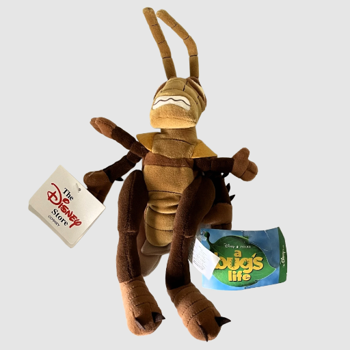 Disney Store Pixar A Bug's Life Hopper Beanie Plush Toy - Retired