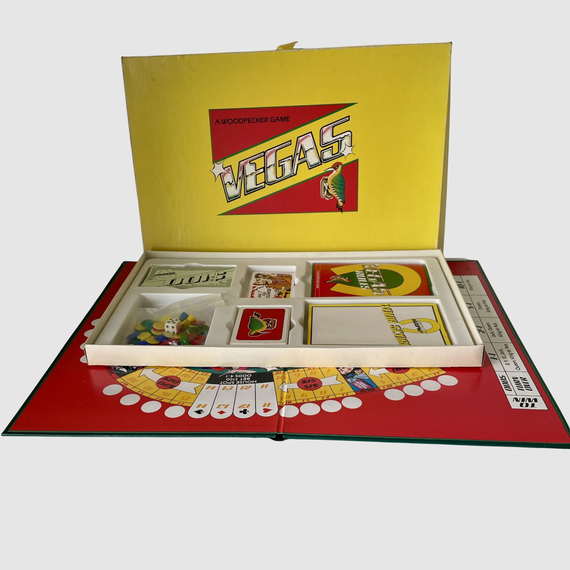 Vegas Woodpecker Cider Promotional Board Game 1980