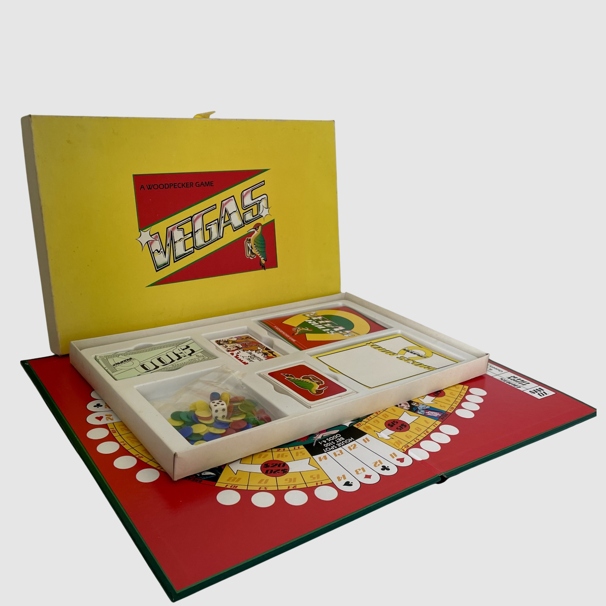Vegas Woodpecker Cider Promotional Board Game 1980